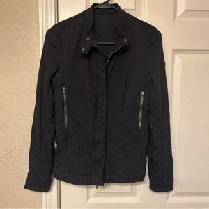Victorinox - soft shell black moto style jacket